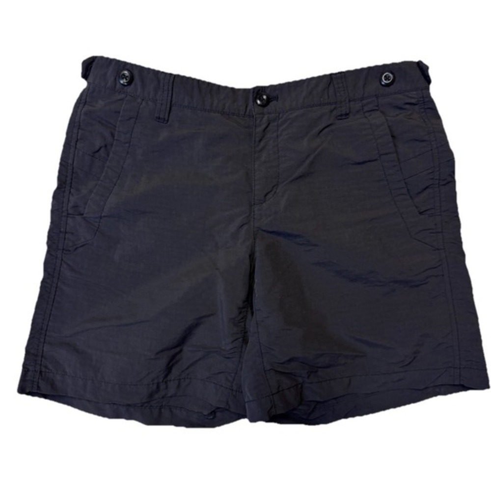 Eddie‎ Bauer EB Sport Adjustable Waist Women's Shorts 100% Nylon Black Size 8